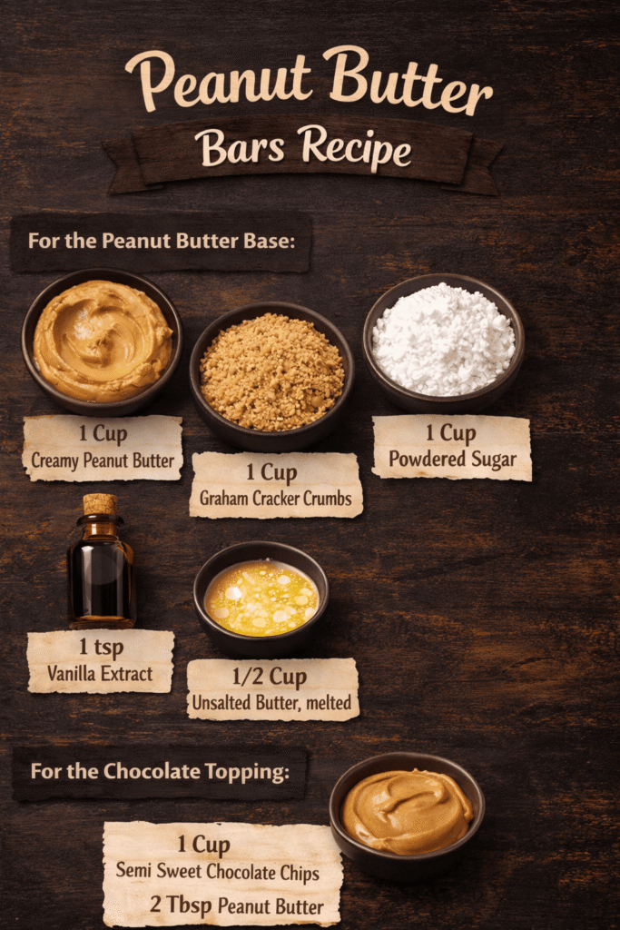 Peanut Butter Bars recipe