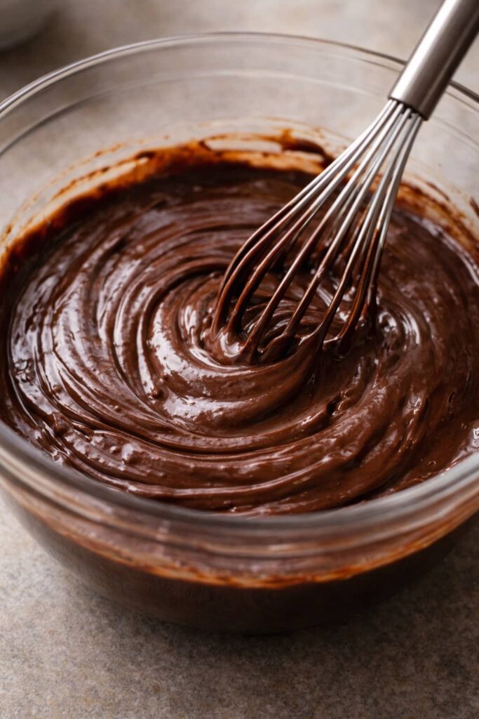 chocolate lava cake batter texture