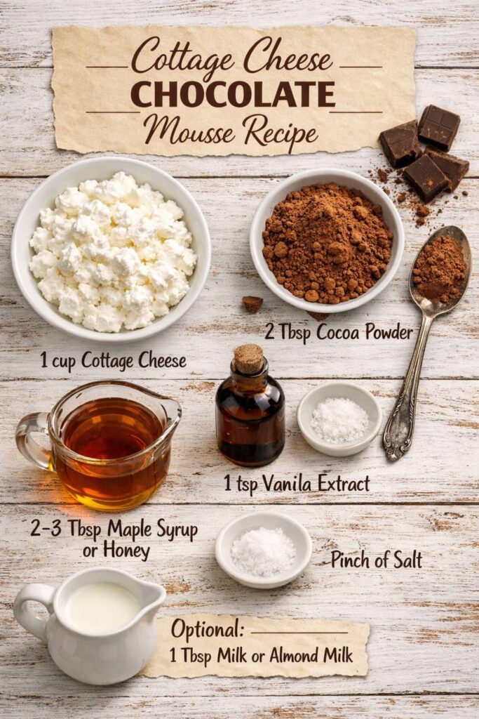 Cottage Cheese Chocolate Mousse Recipe