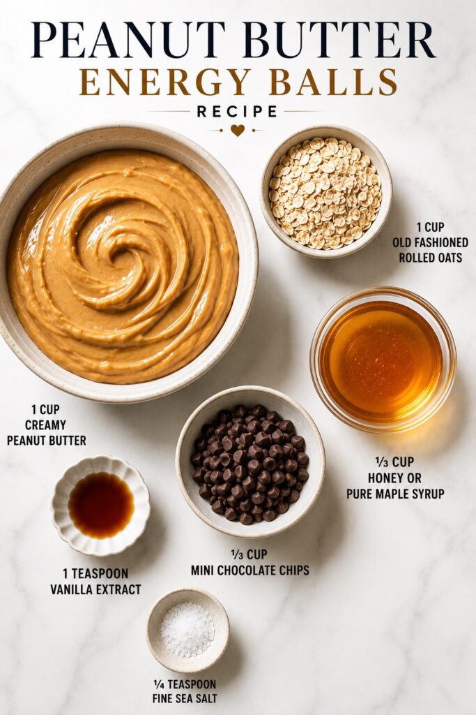 Peanut Butter Energy Balls