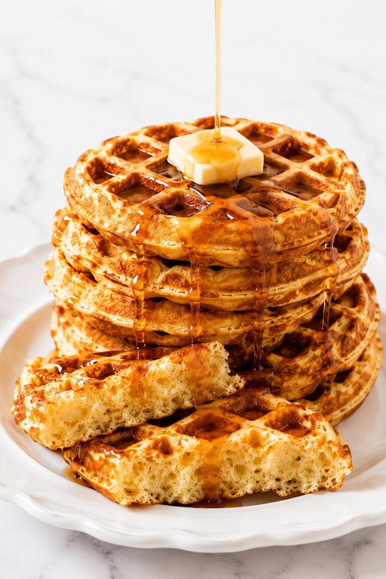 High protein waffles