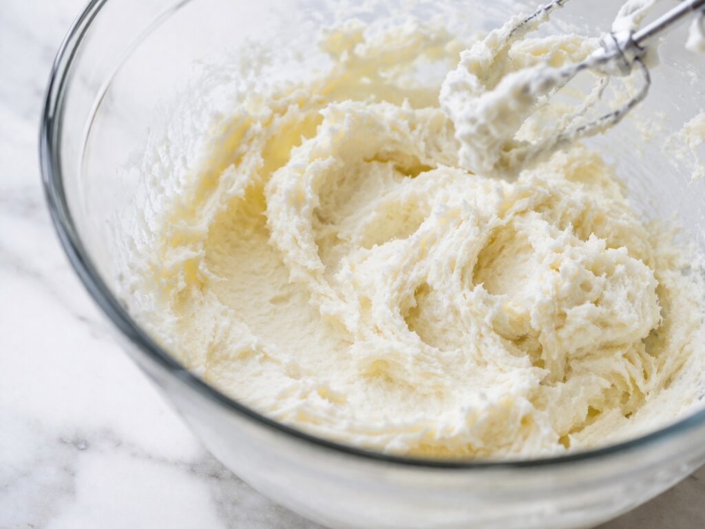 Creaming Butter and Sugar for Cake Creaming butter and sugar until light and fluffy