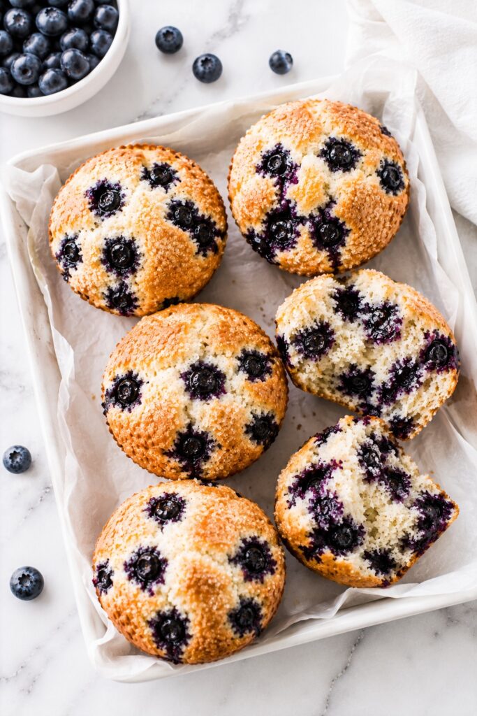 Perfect Blueberry Muffins Bakery Style