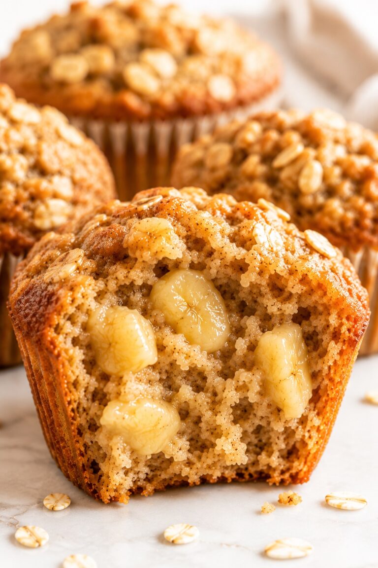 Banana Oatmeal Muffins