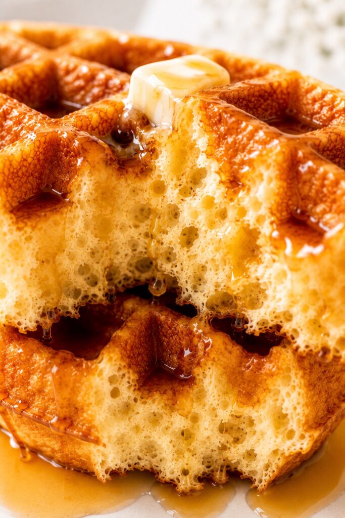 Light and Crispy Belgian Waffles
