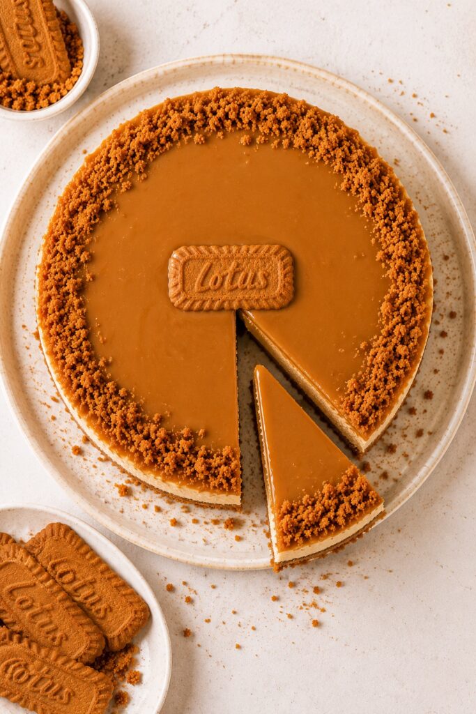 Creamy Biscoff Cheesecake
