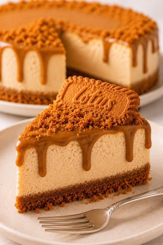 Biscoff Cheesecake Serving