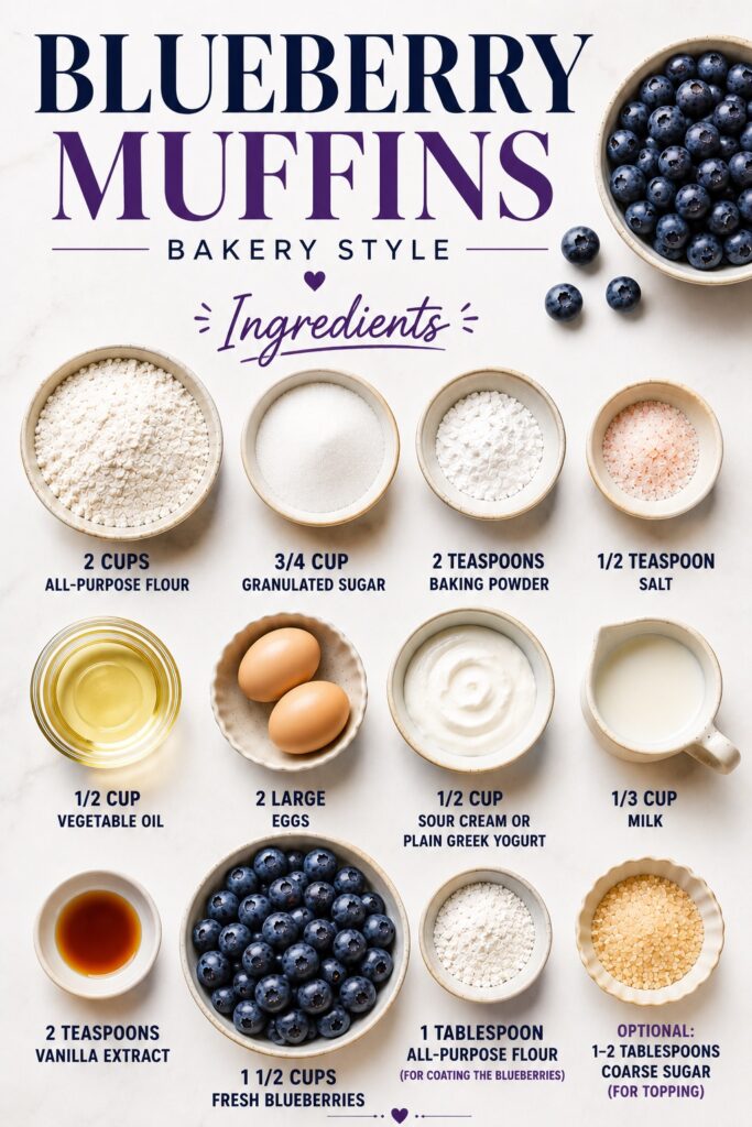 Blueberry Muffins Recipe