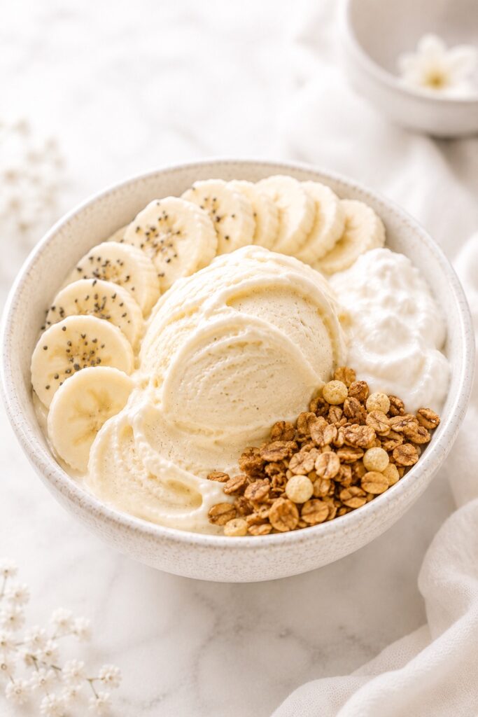 Cottage Cheese Ice Cream High Protein Snack