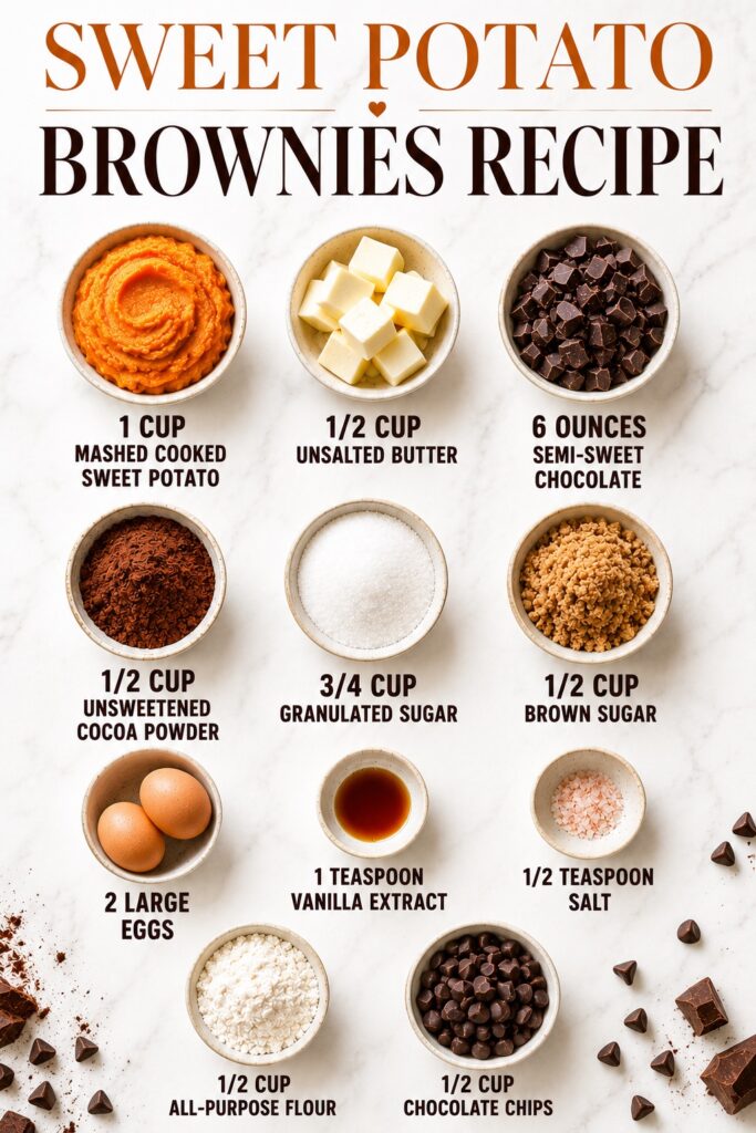 sweet potato brownies