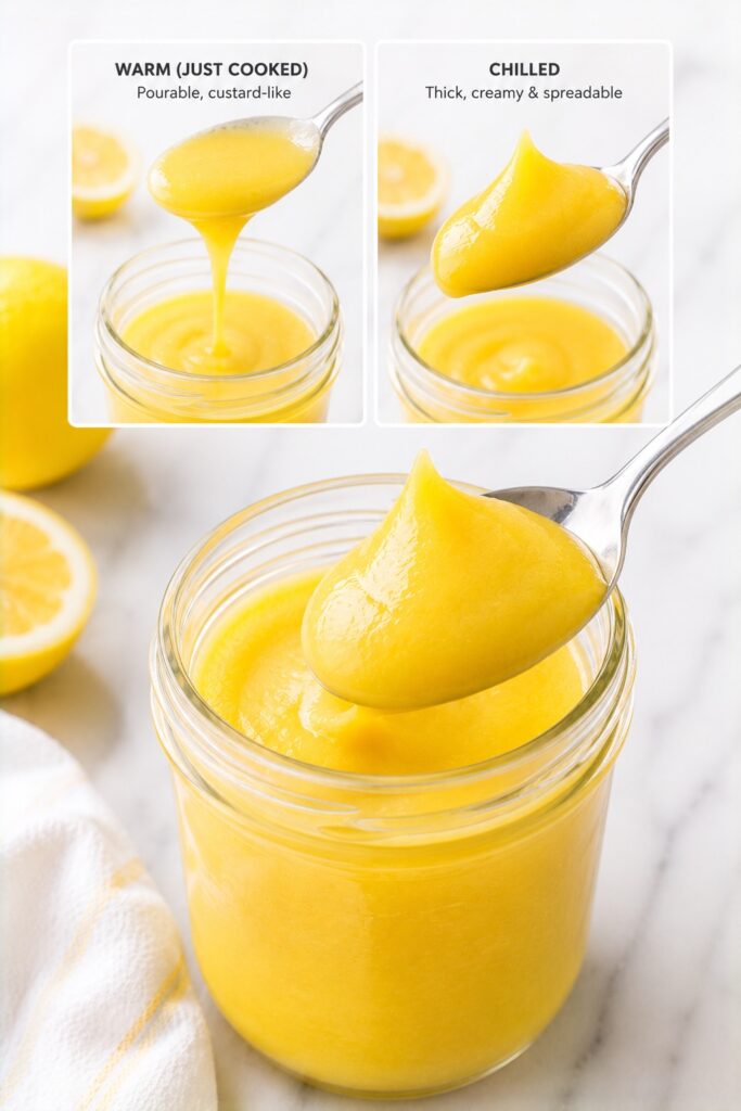 Ideal Consistency for Lemon Curd