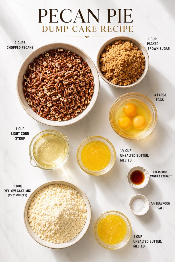 Pecan Pie Dump Cake