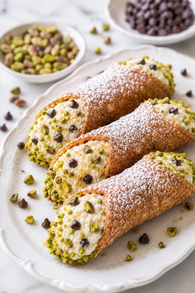 Pistachio Cannoli