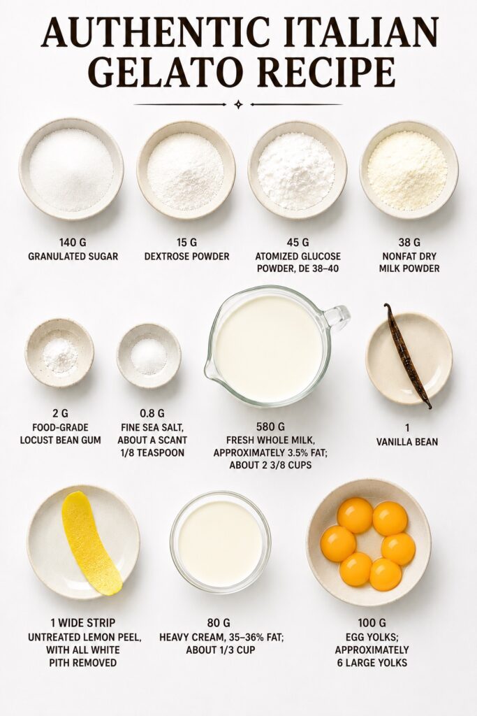 Gelato Ingredients