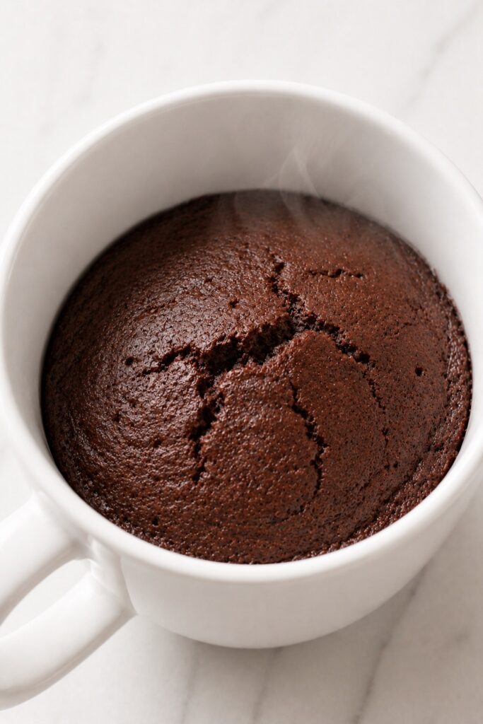 Oreo Mug Cake Baked