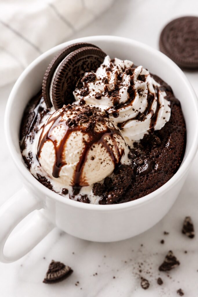 Oreo Mug Cake Café-Style Dessert