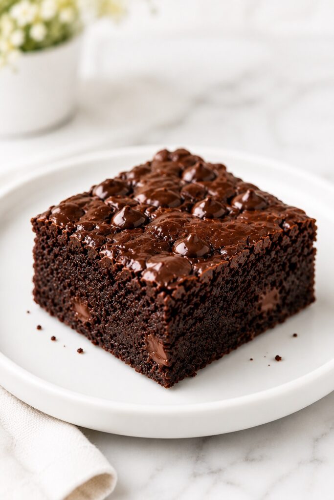 Black Bean Brownie Serving