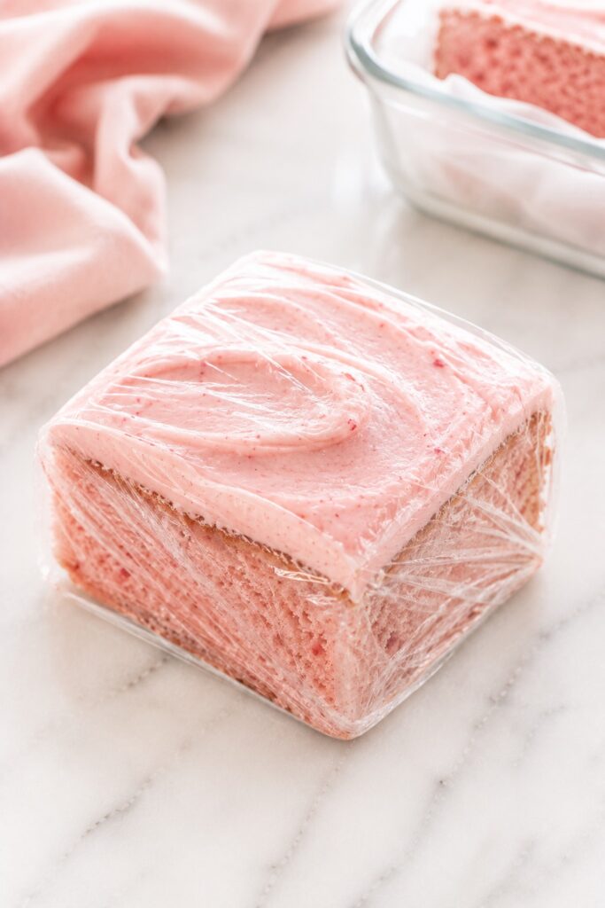 Strawberry Sheet Cake Freezing Tips
