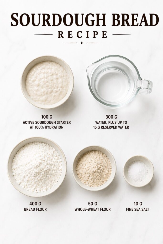 Sourdough Bread Recipe Ingredients